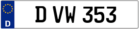Truck License Plate